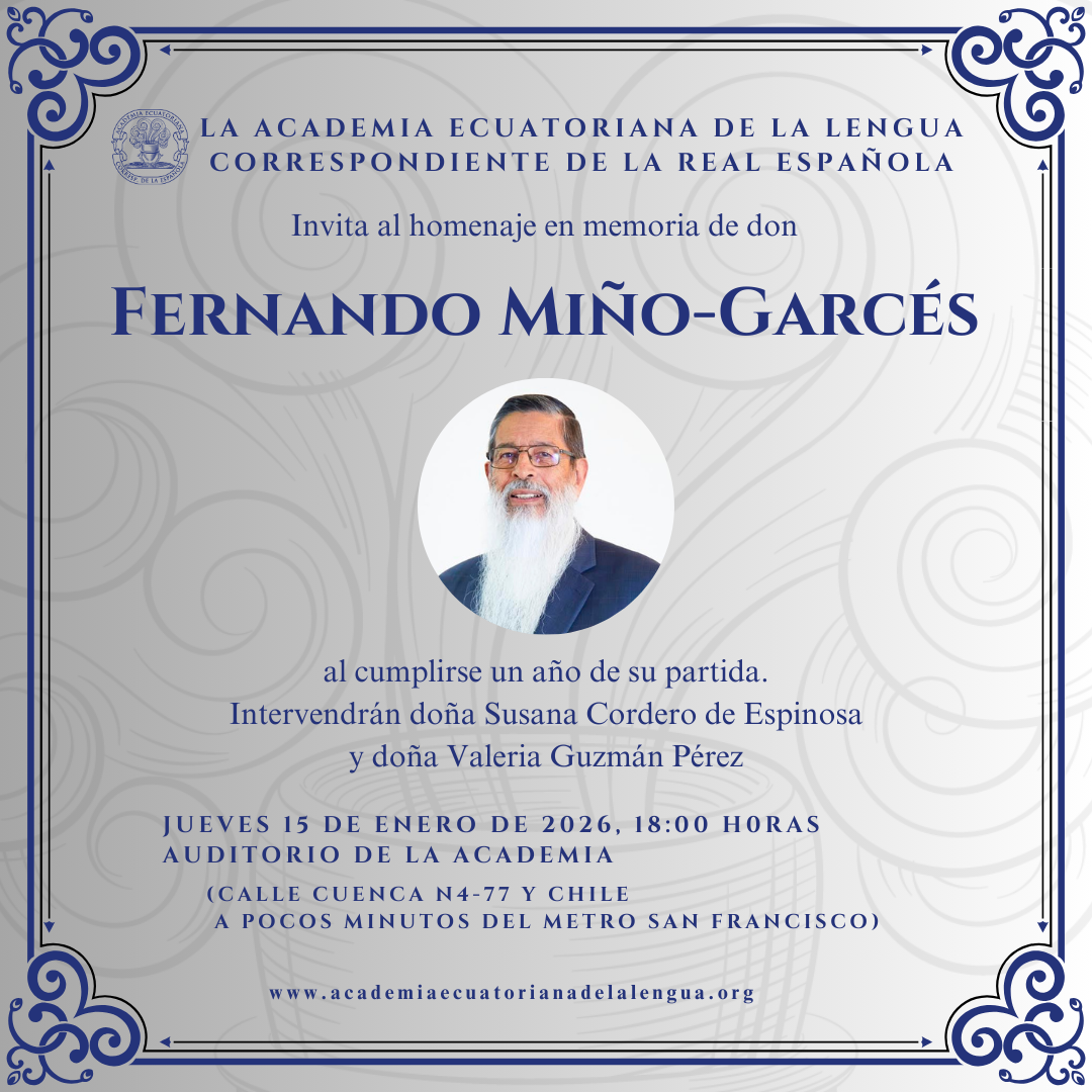 Homenaje a don Fernando Miño-Garcés