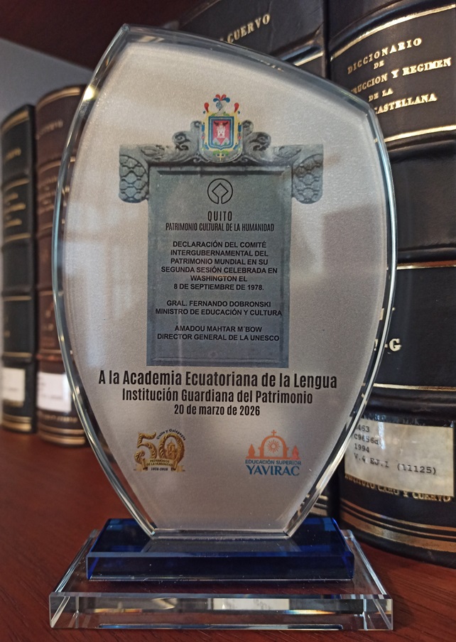 El Instituo Yavirac homenajeó a la Academia Ecuatoriana de la Lengua